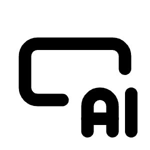 Input Ai Icon from Tabler Line Set