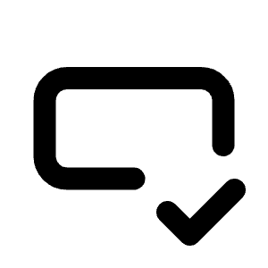 Input Check Icon from Tabler Line Set