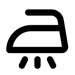 Ironing Steam Icon from Tabler Line Set