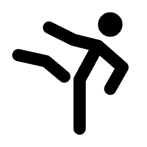 Karate Icon from Tabler Line Set
