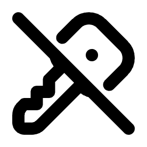 Key Off Icon from Tabler Line Set