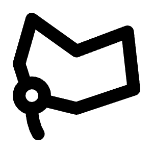 Lasso Polygon Icon from Tabler Line Set