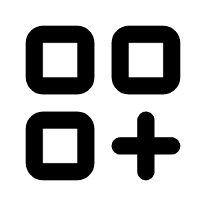 Layout Grid Add Icon from Tabler Line Set
