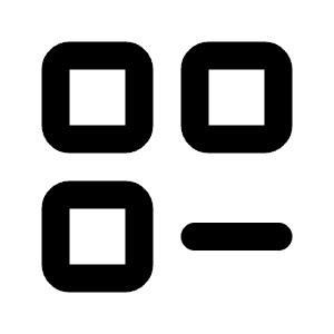 Layout Grid Remove Icon from Tabler Line Set