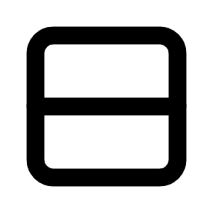 Layout Rows Icon from Tabler Line Set