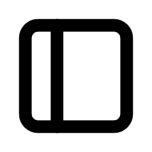 Layout Sidebar Icon from Tabler Line Set