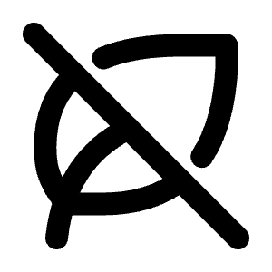 Leaf Off Icon from Tabler Line Set