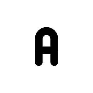 Letter A Small Icon from Tabler Line Set