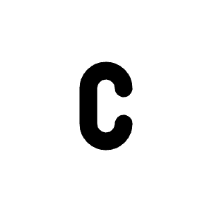 Letter C Small Icon from Tabler Line Set