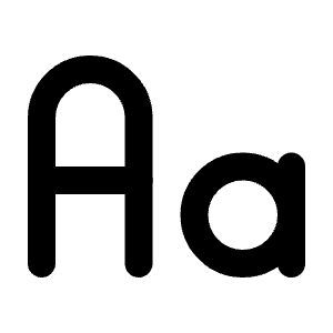 Letter Case Icon from Tabler Line Set