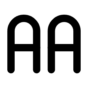 Letter Case Upper Icon from Tabler Line Set