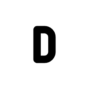 Letter D Small Icon from Tabler Line Set