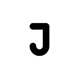 Letter J Small Icon from Tabler Line Set