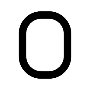 Letter O Icon from Tabler Line Set