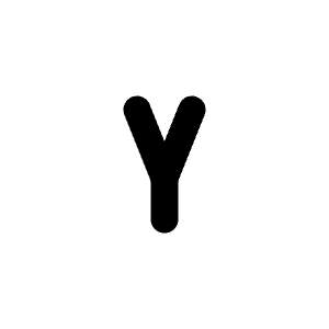 Letter Y Small Icon from Tabler Line Set
