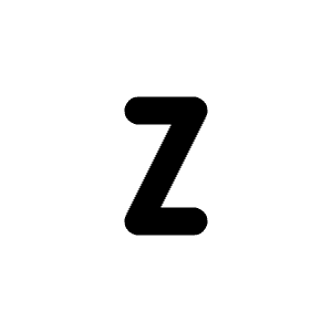 Letter Z Small Icon from Tabler Line Set