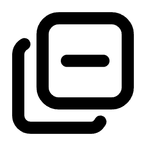 Library Minus Icon from Tabler Line Set