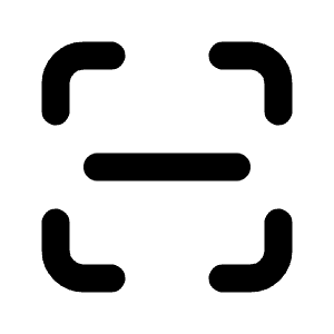 Line Scan Icon from Tabler Line Set