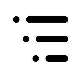 List Tree Icon from Tabler Line Set
