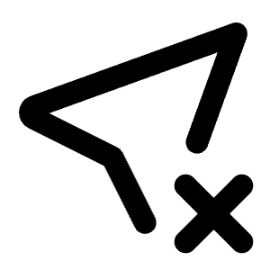 Location Broken Icon from Tabler Line Set