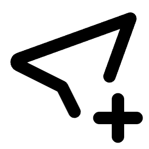 Location Plus Icon from Tabler Line Set