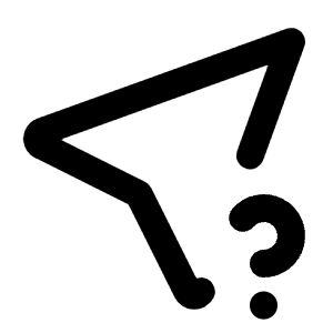 Location Question Icon from Tabler Line Set