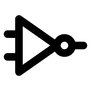 Logic Not Icon from Tabler Line Set