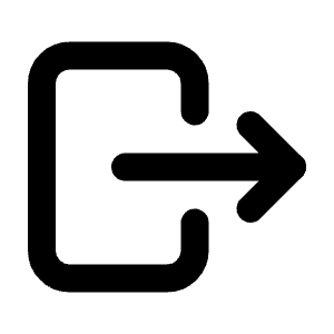 Logout Icon from Tabler Line Set