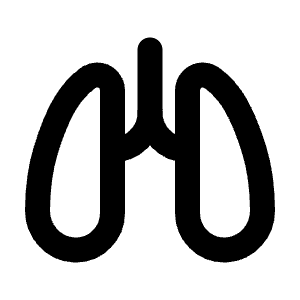 Lungs Icon from Tabler Line Set