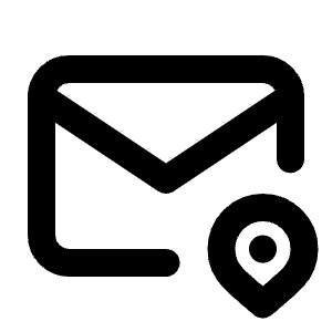 Mail Pin Icon from Tabler Line Set