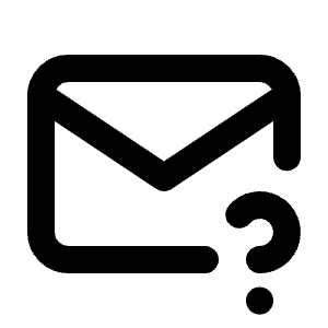 Mail Question Icon from Tabler Line Set