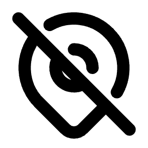 Map Pin Off Icon from Tabler Line Set