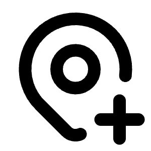 Map Pin Plus Icon from Tabler Line Set