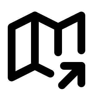 Map Share Icon from Tabler Line Set