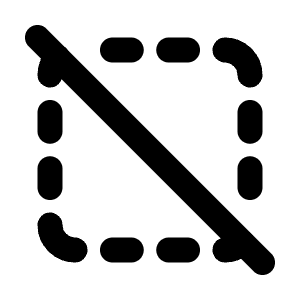 Marquee Off Icon from Tabler Line Set