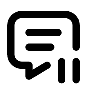 Message Pause Icon from Tabler Line Set
