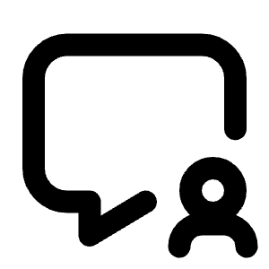 Message User Icon from Tabler Line Set