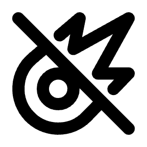 Meteor Off Icon from Tabler Line Set