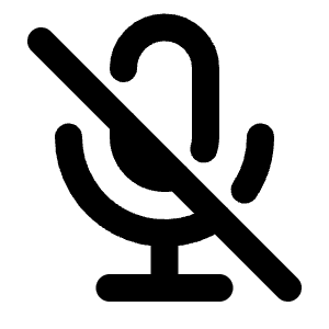 Microphone Off Icon from Tabler Line Set