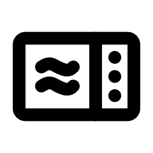 Microwave Icon from Tabler Line Set
