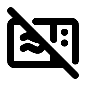 Microwave Off Icon from Tabler Line Set