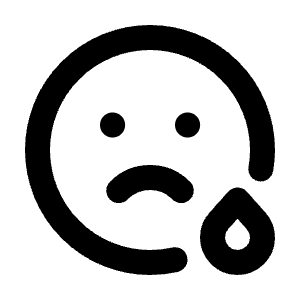 Mood Cry Icon from Tabler Line Set