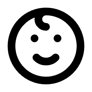Mood Kid Icon from Tabler Line Set