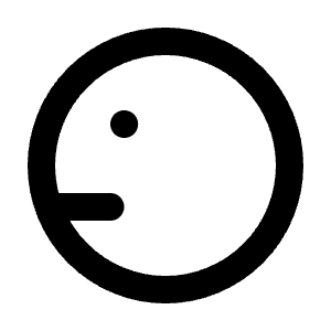 Mood Look Left Icon from Tabler Line Set