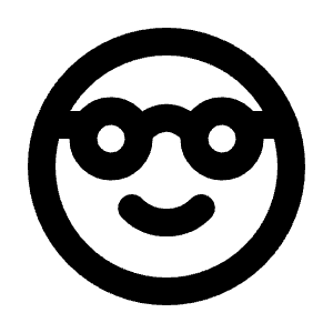 Mood Nerd Icon from Tabler Line Set