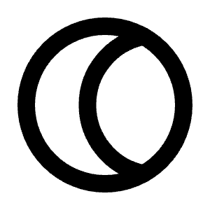Moon 2 Icon from Tabler Line Set