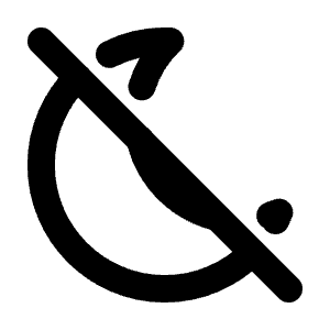 Moon Off Icon from Tabler Line Set