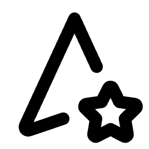 Navigation Star Icon from Tabler Line Set