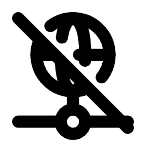 Network Off Icon from Tabler Line Set