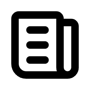 News Icon from Tabler Line Set